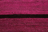 Flat Weave Kilim, Antique, Navaho, Vintage, Handmade, Modern Kilim Pink Purple Hand-Woven Rectangle 100% Wool Area Rug 5 x 7