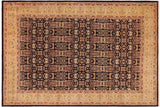 handmade Transitional Kafkaz Blue Gold Hand Knotted RECTANGLE 100% WOOL area rug 10 x 14