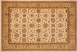 Boho Chic Ziegler Meghan Beige/Green Wool Rug - 10'2