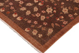 handmade Transitional Kafkaz Brown Rust Hand Knotted RECTANGLE 100% WOOL area rug 10 x 14