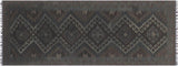 Tribal Turkish Kilim Flora Hand-Woven Wool Runner - 2'8'' x 7'10''