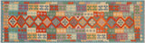 Rustic Turkish Kilim Gale Hand-Woven Wool Runner - 2'9'' x 9'9''