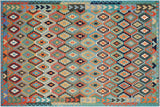 Southwestern Turkish Kilim Kristofe Hand-Woven Wool Rug-8'2'' x 11'2''