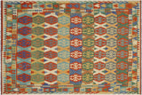 Bohemian Turkish Kilim Shiloh Hand-Woven Wool Rug - 8'4'' x 9'6''