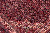 handmade Traditional Tabriz Blue Red Hand Knotted RECTANGLE 100% Wool Pile area rug 7x10