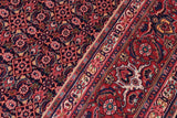 handmade Traditional Tabriz Blue Red Hand Knotted RECTANGLE 100% Wool Pile area rug 10x13