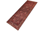 handmade Traditional Tabriz Red Brown Hand Knotted RUNNER 100% Wool Pile area rug 3x10