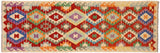 Retro Turkish Kilim Jadyn Hand-Woven Wool Runner - 2'10'' x 9'9''