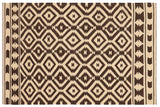 Contemporary Turkish Kilim Zavier Hand-Woven Wool Rug - 5'2'' x 7'0''