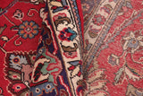 handmade Traditional Tabriz Red Blue Hand Knotted RECTANGLE 100% Wool Pile area rug 10x12