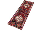 handmade Traditional Tabriz Red Beige Hand Knotted RUNNER 100% Wool Pile area rug 3x9