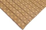 handmade Geometric Balouchi Beige Brown Hand Knotted RECTANGLE 100% WOOL area rug 4' x 6'