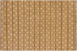 handmade Geometric Balouchi Beige Brown Hand Knotted RECTANGLE 100% WOOL area rug 4' x 6'