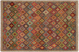 Tribal Balochi Jaiden Hand Knotted Wool Rug - 4'10'' x 6'9''