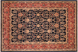 Shabby Chic Ziegler Marisa Blue/Red Wool Rug - 8'4