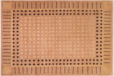 Oriental Ziegler Gabriell Brown/Black Wool Rug - 7'10