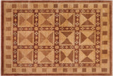 Boho Chic Ziegler Katharin Brown/Tan Wool Rug - 7'10