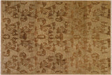 handmade Transitional Kafkaz Lt. Green Lt. Green Hand Knotted RECTANGLE 100% WOOL area rug 8 x 10