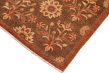 handmade Transitional Kafkaz Brown Tan Hand Knotted RECTANGLE 100% WOOL area rug 8 x 10