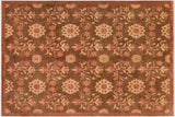 Bohemian Ziegler Dominiqu Brown/Tan Wool Rug - 8'1