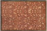 Boho Chic Ziegler Maritza Lt. Brown/Green Wool Rug - 7'10