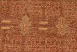 handmade Transitional Kafkaz Brown Red Hand Knotted RECTANGLE 100% WOOL area rug 8 x 10