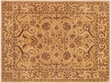 Oriental Ziegler Ava Gray Tan Wool Rug - 8'1