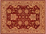 Bohemian Ziegler Mia Red Tan Wool Rug - 8'0