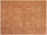 Oriental Ziegler Melisa Tan Brown Wool Rug - 7'8