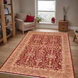 handmade Transitional Kafkaz Red Brown Hand Knotted RECTANGLE 100% WOOL area rug 6 x 9