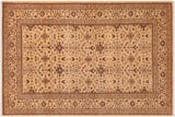 Boho Chic Ziegler Hulda Beige/Brown Wool Rug - 6'1