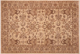 Shabby Chic Ziegler Eun Beige/Brown Wool Rug - 6'2