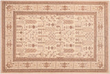 Oriental Ziegler Natalya Beige/Brown Wool Rug - 6'0