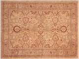 handmade Traditional Kafkaz Tan Brown Hand Knotted RECTANGLE 100% WOOL area rug 6  x 9 