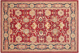 Bohemian Ziegler Meda Red/Blue Wool Rug - 6'1