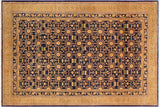 Boho Chic Ziegler Cameron Blue/Green Wool Rug - 5'9