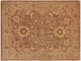 Boho Chic Ziegler Kristyn Brown Tan Wool Rug - 9'0