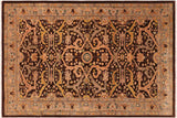 Bohemian Ziegler Patrick Brown/Gray Wool Rug - 5'10