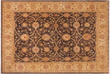 Shabby Chic Ziegler Agnus Brown/Beige Wool Rug - 8'2