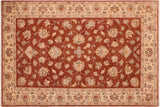 Boho Chic Ziegler Elizbeth Rust/Tan Wool Rug - 6'1