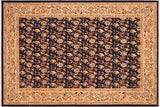 Boho Chic Ziegler Brunilda Blue/Beige Wool Rug - 6'3