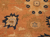 handmade Transitional Kafkaz Rust Lt. Green Hand Knotted RECTANGLE 100% WOOL area rug 8 x 10