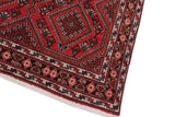 handmade Traditional Antique Red Black Hand Knotted RECTANGLE 100% Wool Pile area rug 6x10