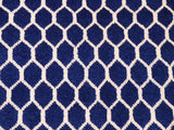 handmade Modern Modern Blue Ivory Hand Knotted RECTANGLE WOOL&SILK area rug 6x9