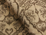 handmade Modern Nabila Tan Brown Hand Knotted RECTANGLE WOOL&SILK area rug 4x6