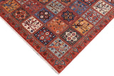 handmade Transitional Kafkaz Chobi Ziegler Rust Blue Hand Knotted RECTANGLE 100% WOOL area rug 9 x 12