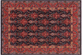 handmade Transitional Kafkaz Chobi Ziegler Blue Red Hand Knotted RECTANGLE 100% WOOL area rug 8 x 10