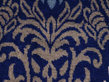 handmade Modern Elisora Blue Gray Hand Knotted RECTANGLE WOOL&VISCOU area rug 8x10