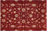 Oriental Ziegler Bettye Red Beige Hand-Knotted Wool Rug - 8'0'' x 9'10''