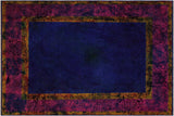 A10473, 711"x 911",Over Dyed                     ,8x10,Pink,YELLOW,Hand-knotted                  ,Afghanistan,100% Wool  ,Rectangle  ,652671208287